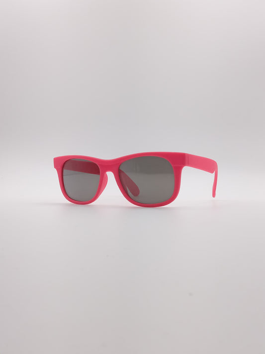 Acetate Red Frame Kids Sunglasses-059
