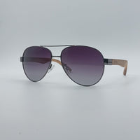 Aviator Thin Black Frame Unisex Sunglasses-005