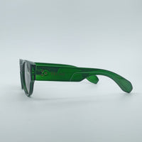 Circular Green Frame Women's Sunglasses-071