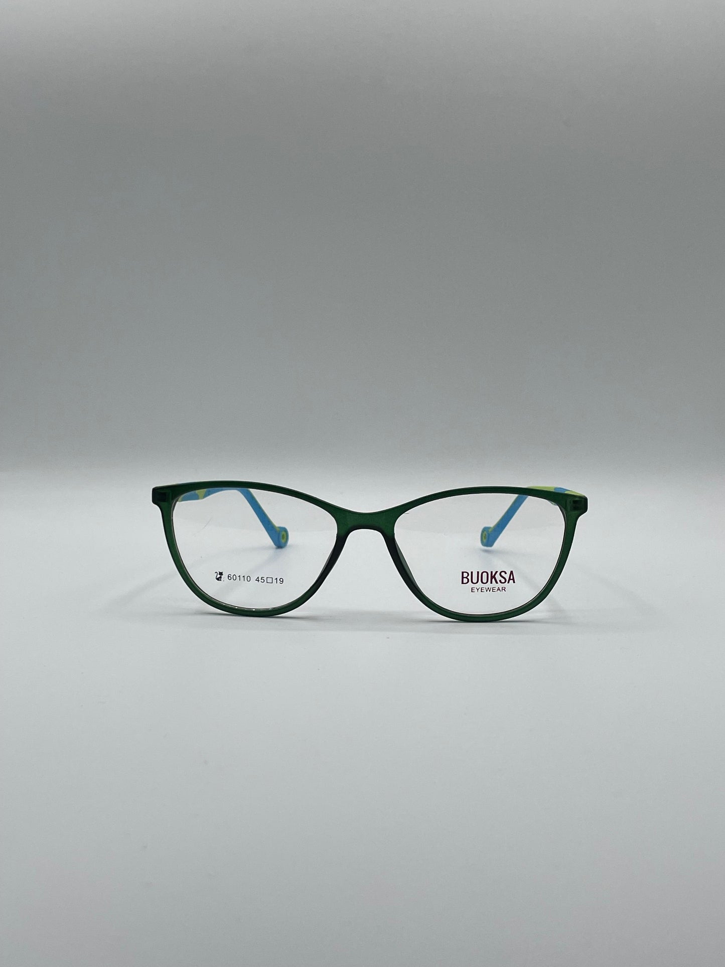 Cat Eye Green & Blue Frame Kids Optics-299