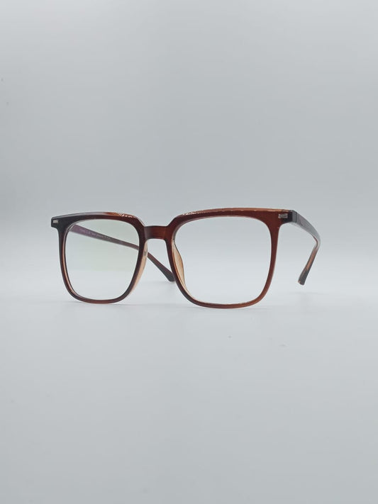 Acetate Brown Frame Men's Optics-078