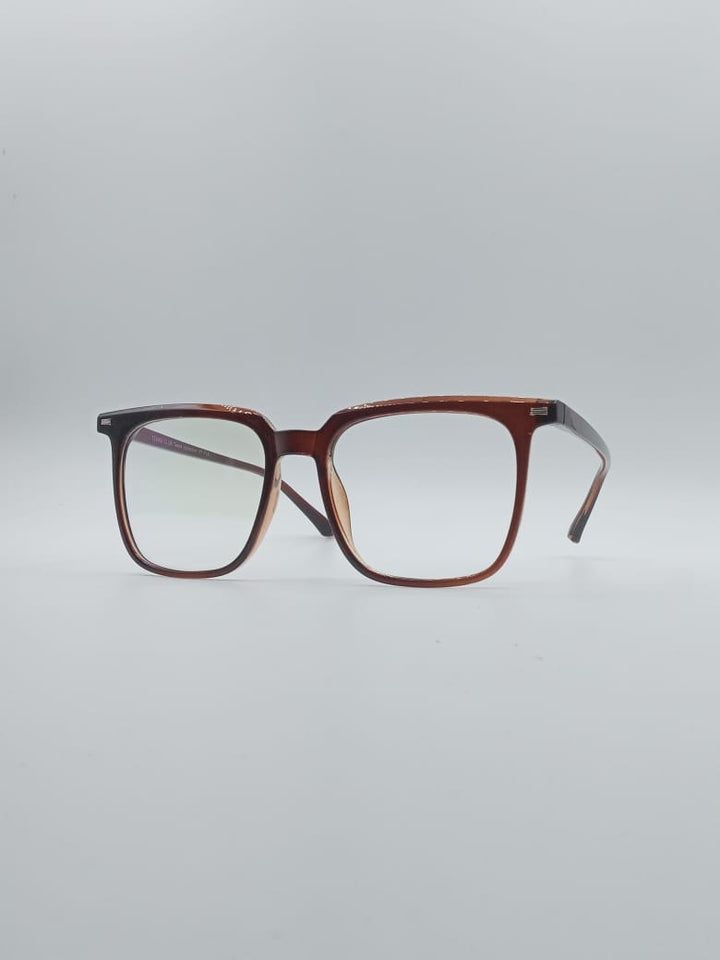 Acetate Brown Frame Men's Optics-078