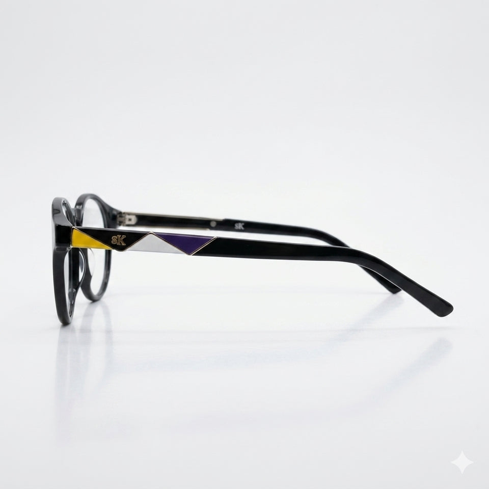 SK black round sheet optics-448