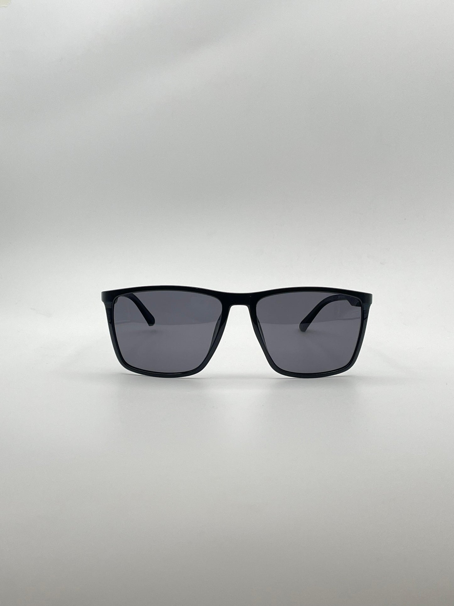 Acetate Black Frame Men Sunglasses-124