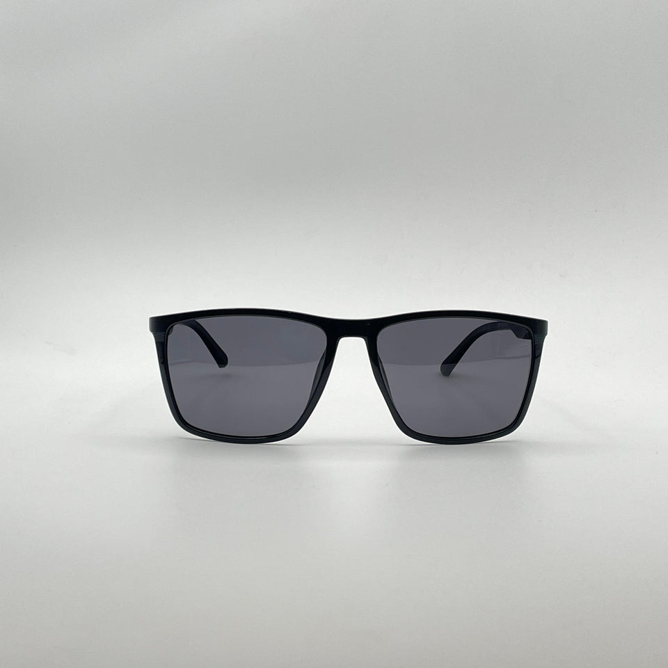 Acetate Black Frame Men Sunglasses-124