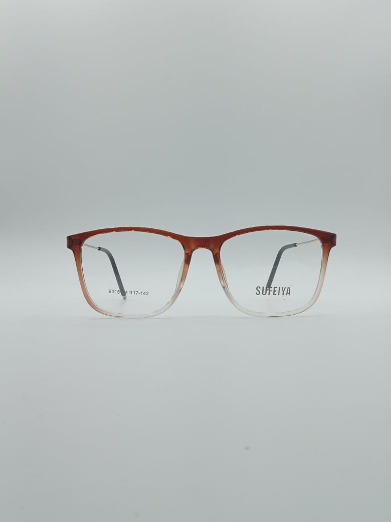 Acetate Brown & White Frame Women's Optics-051