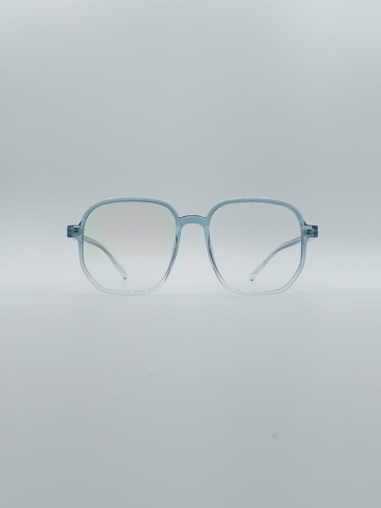 Acetate Blue and White Frame Kids Optics-135