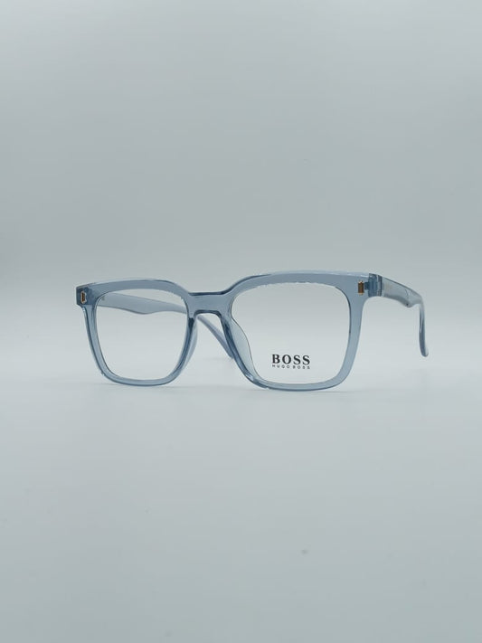 Acetate Blue Frame Unisex Optics-050