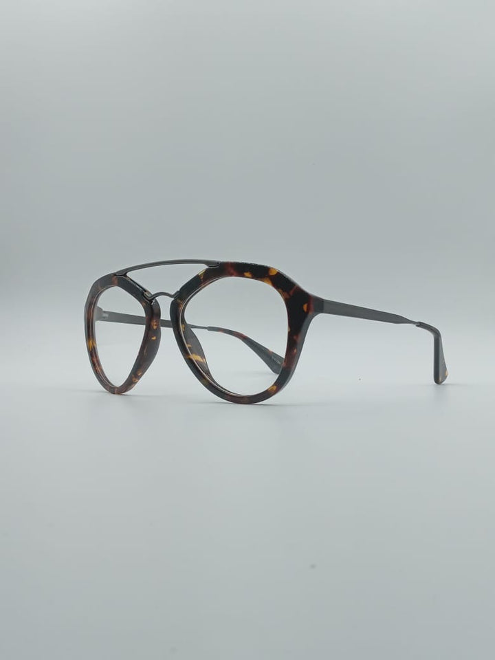 Aviator Tortoise Frame Unisex Optics-053