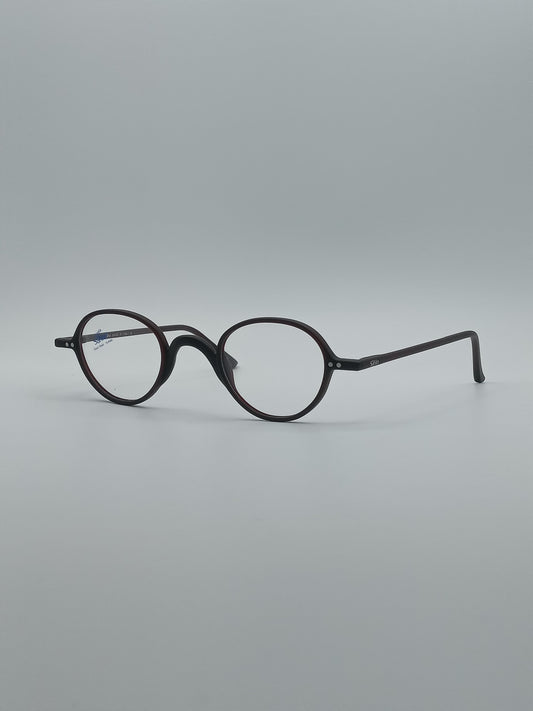 Circular Black Frame Men's Optics-255