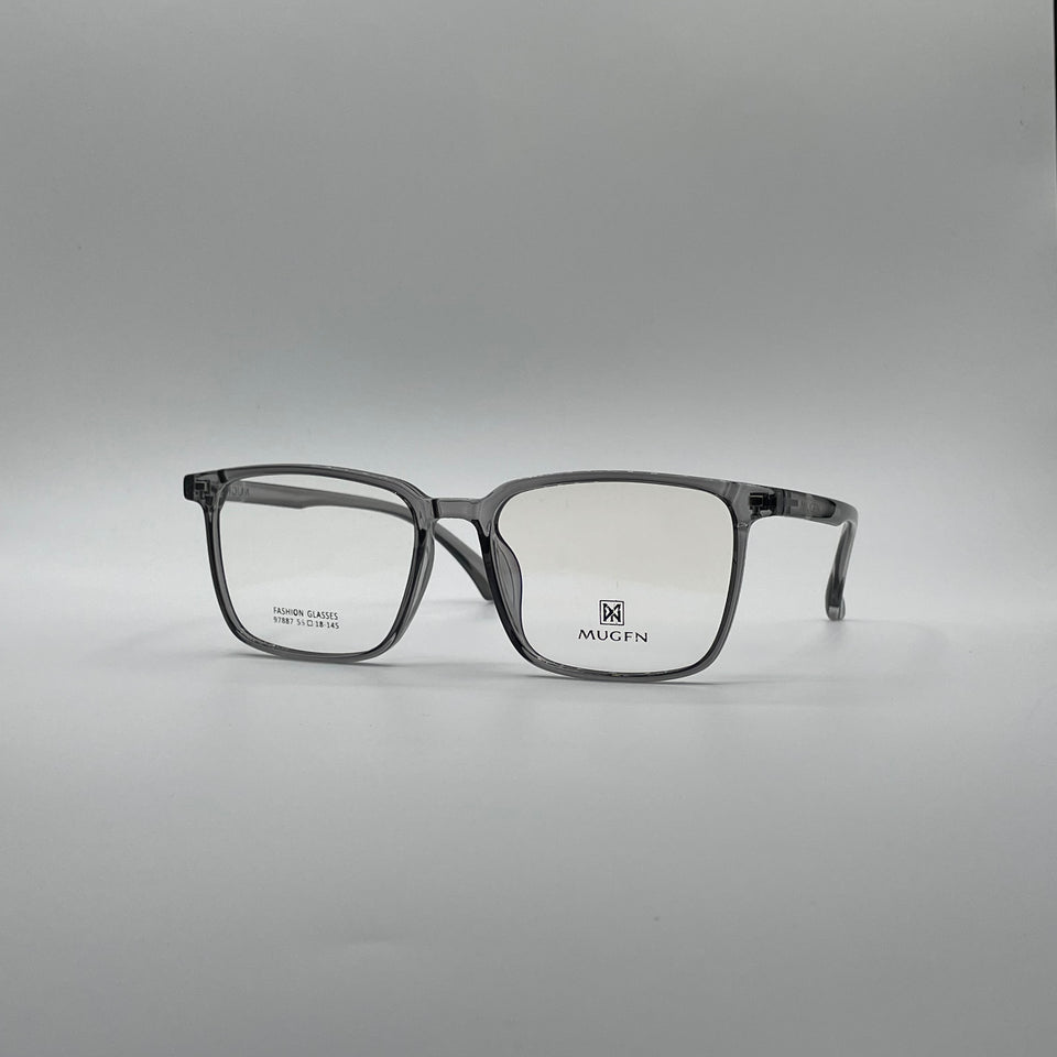 Tr square grey transparent optics-447