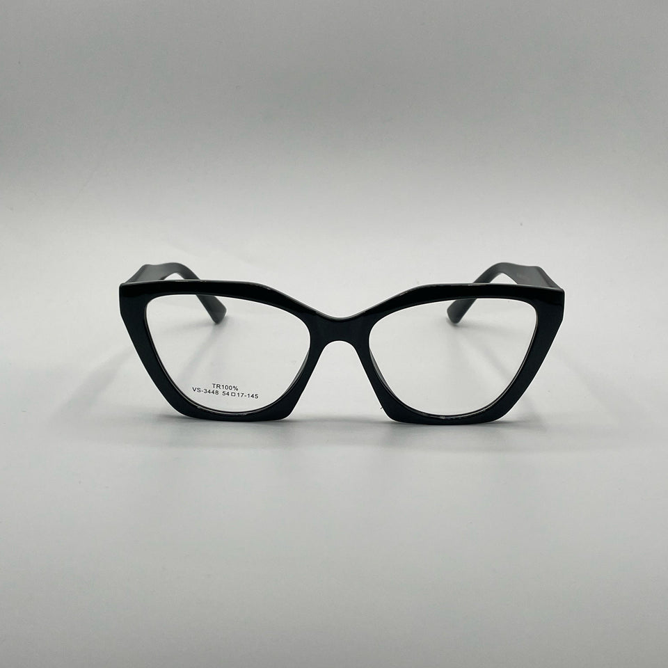 Cat Eye Black Frame Women's Optics-364