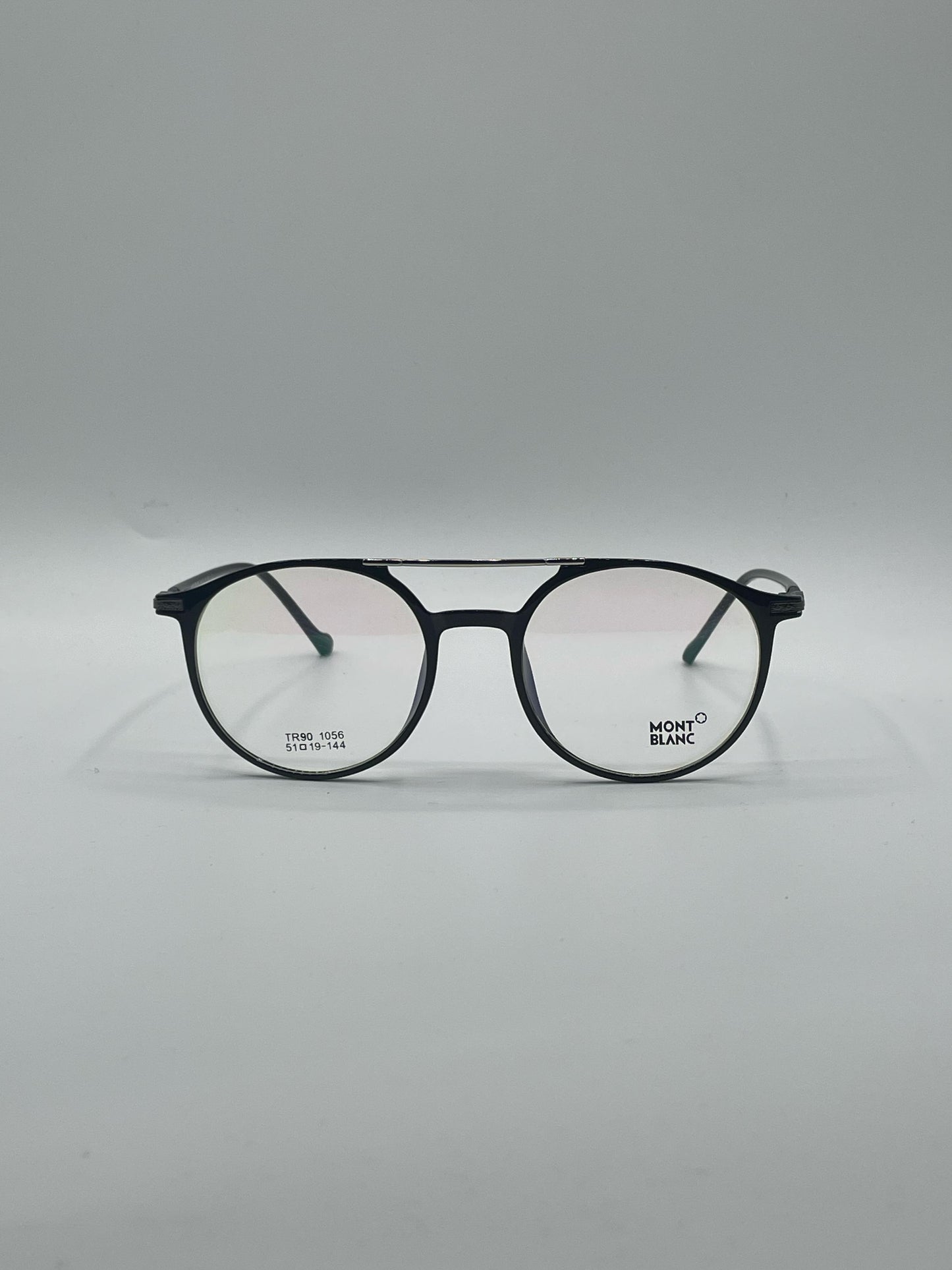Circular Black Frame Optics-339