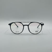 Circular Black Frame Optics-339