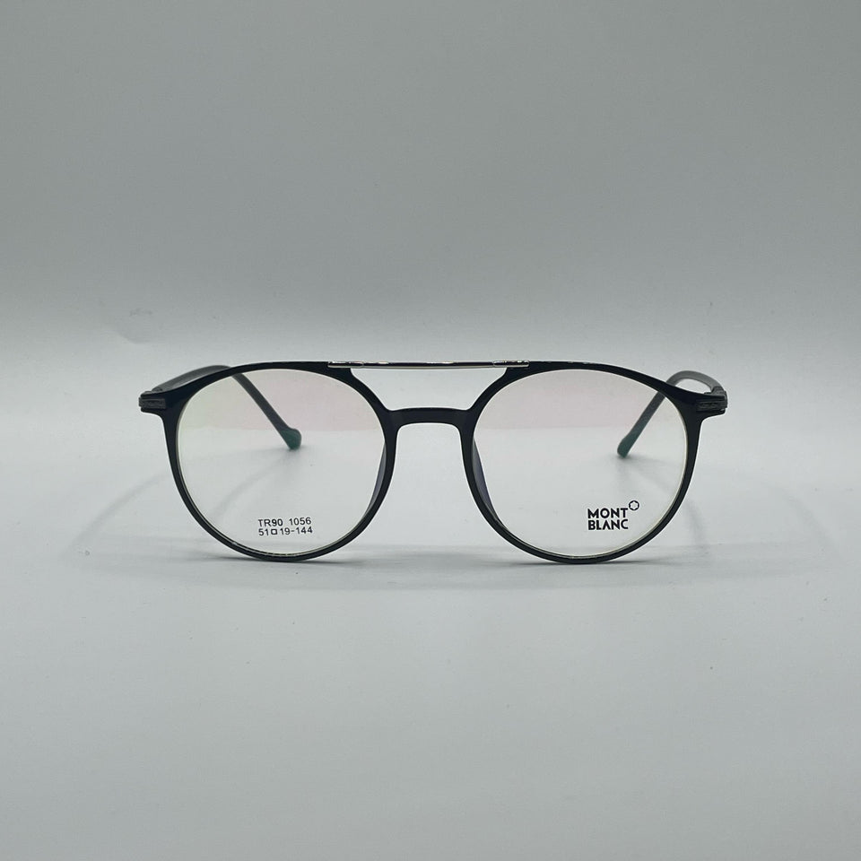 Circular Black Frame Optics-339