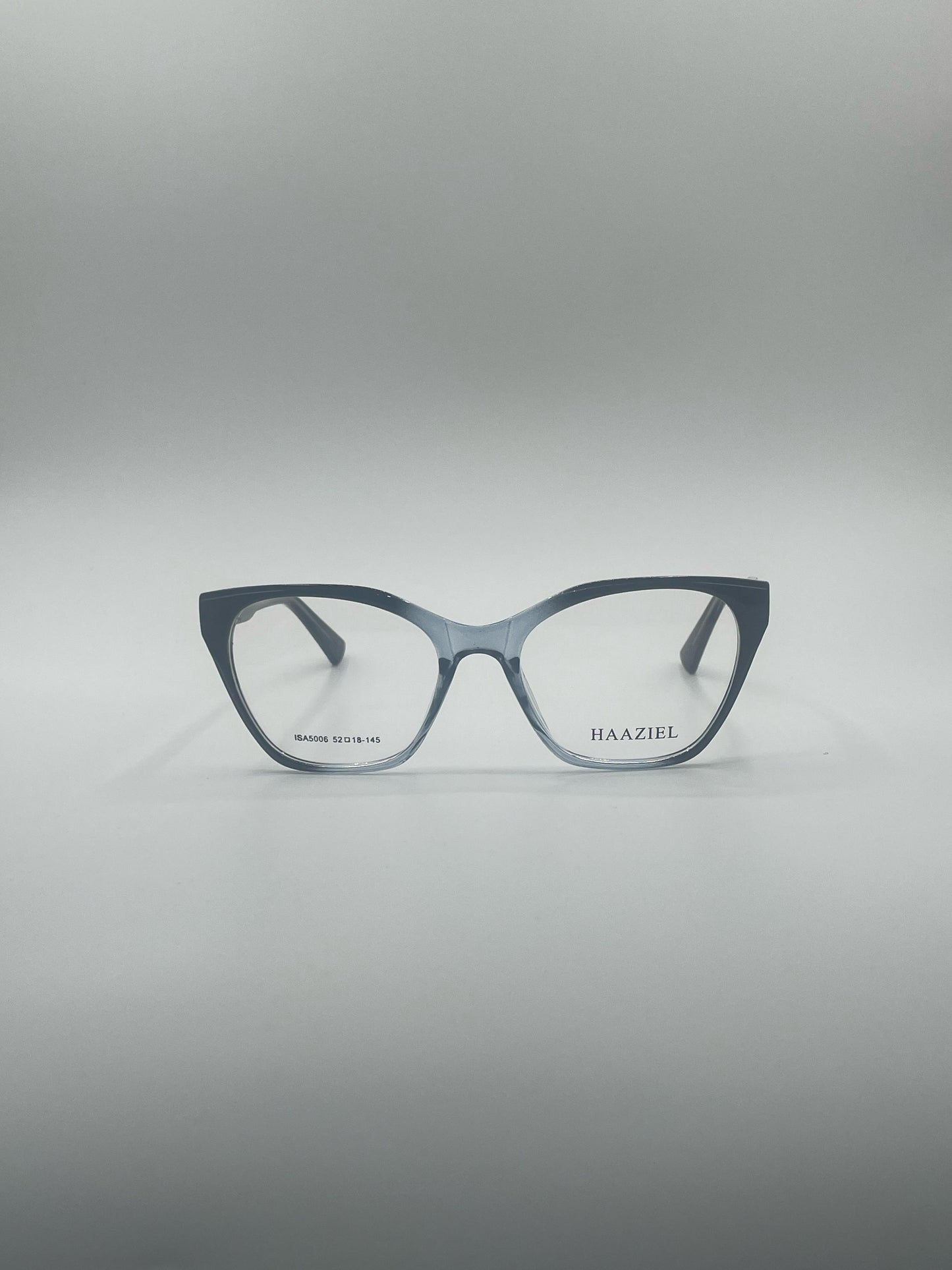 Cat Eye Black & Translucent Frame Women's Optics-390