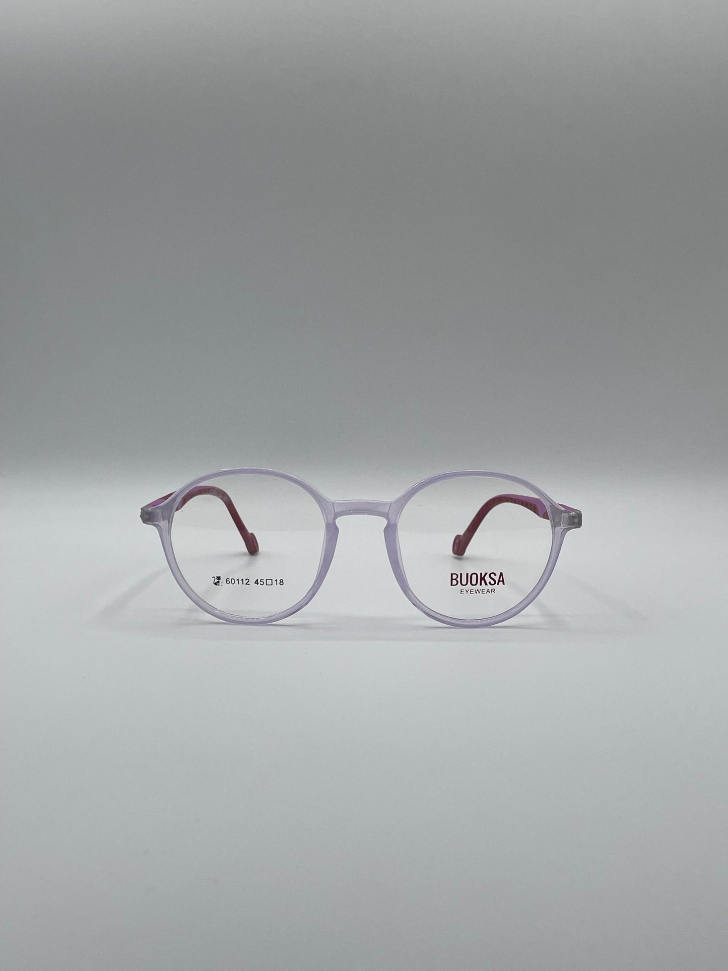 Circular Pink & Red Frame Kids Optics-296