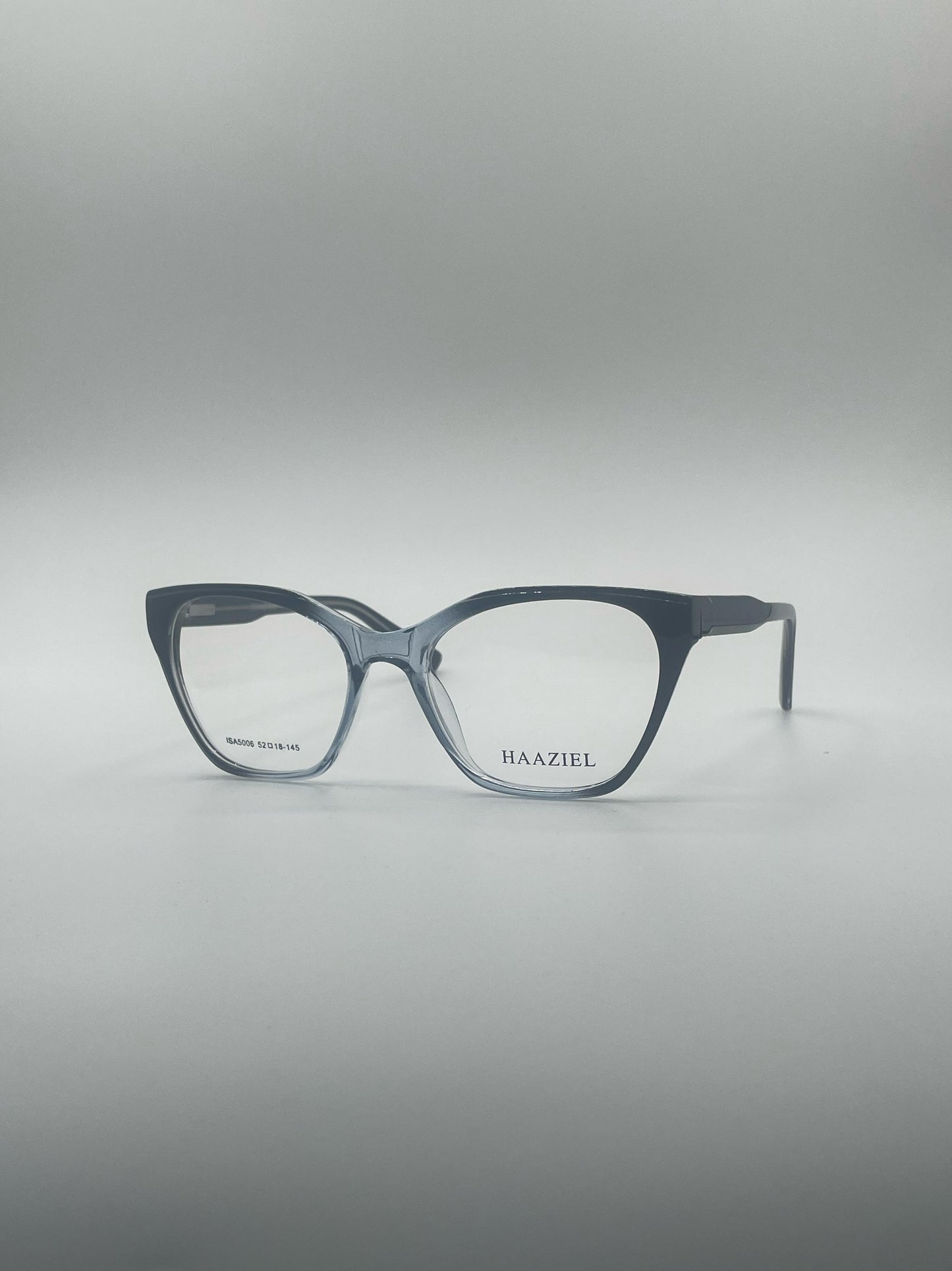 Cat Eye Black & Translucent Frame Women's Optics-390