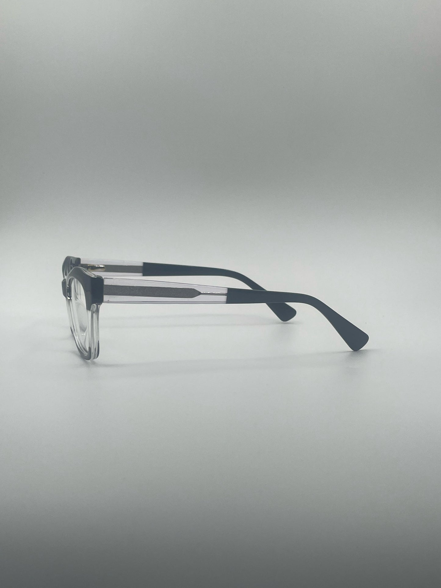 Cat Eye Black Translucent Frame Women's Optics-381