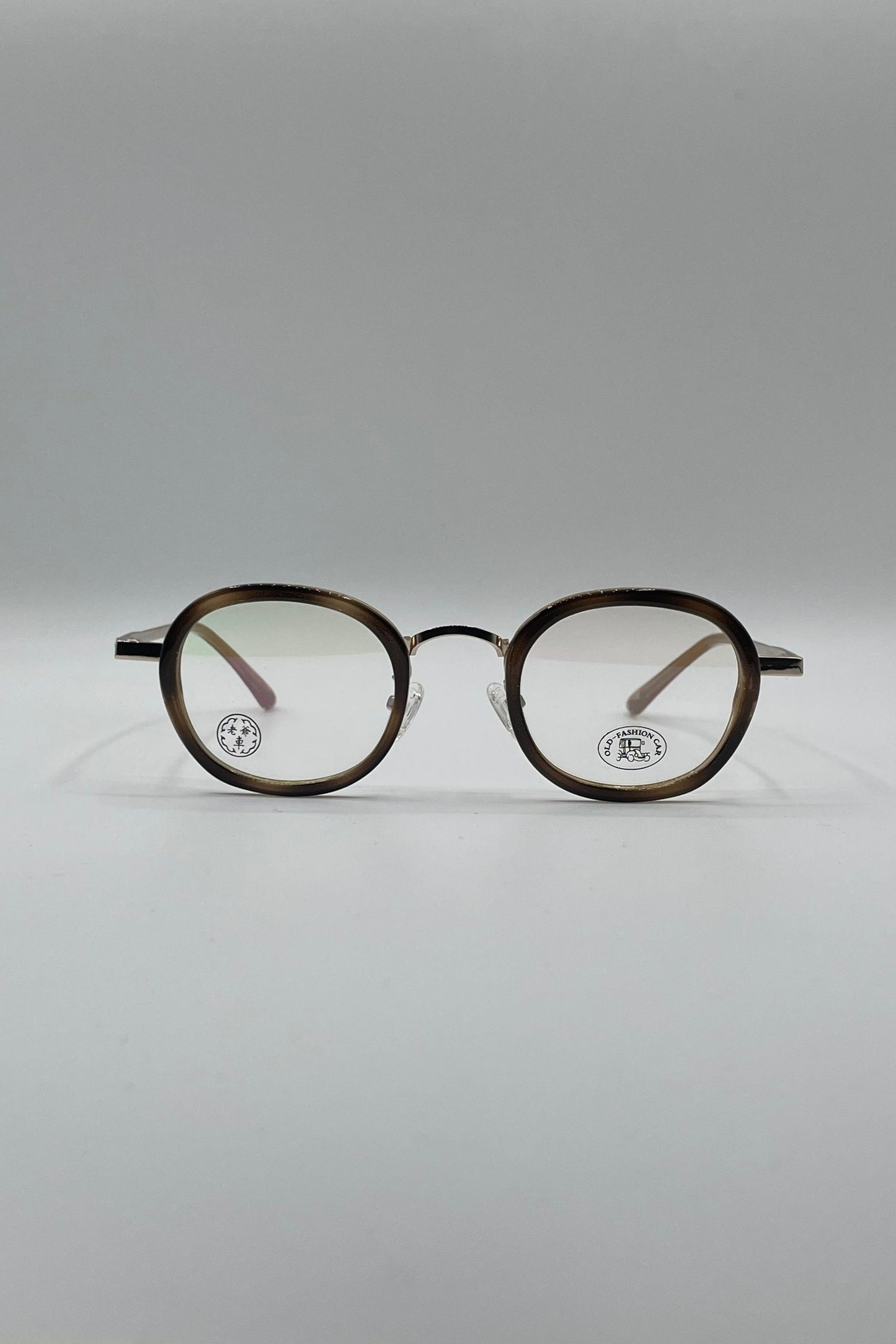 Circular Golden Frame Unisex Optics-307