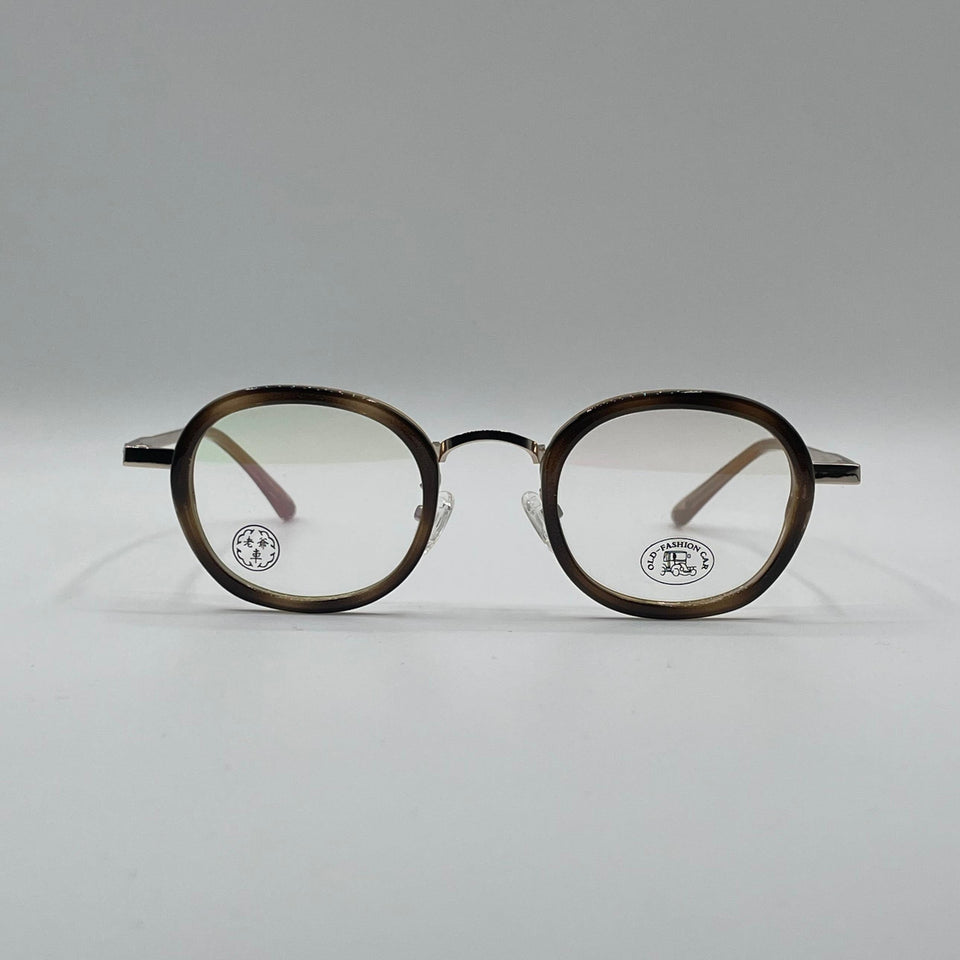 Circular Golden Frame Unisex Optics-307