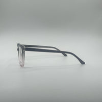 Cat Eye Grey & Pink Frame Women's Optics-395