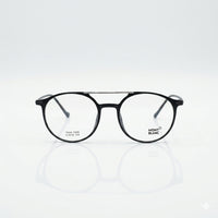 Circular Black Frame Optics-339