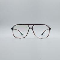 Aviator brown plastic Frame Men's Optics-074
