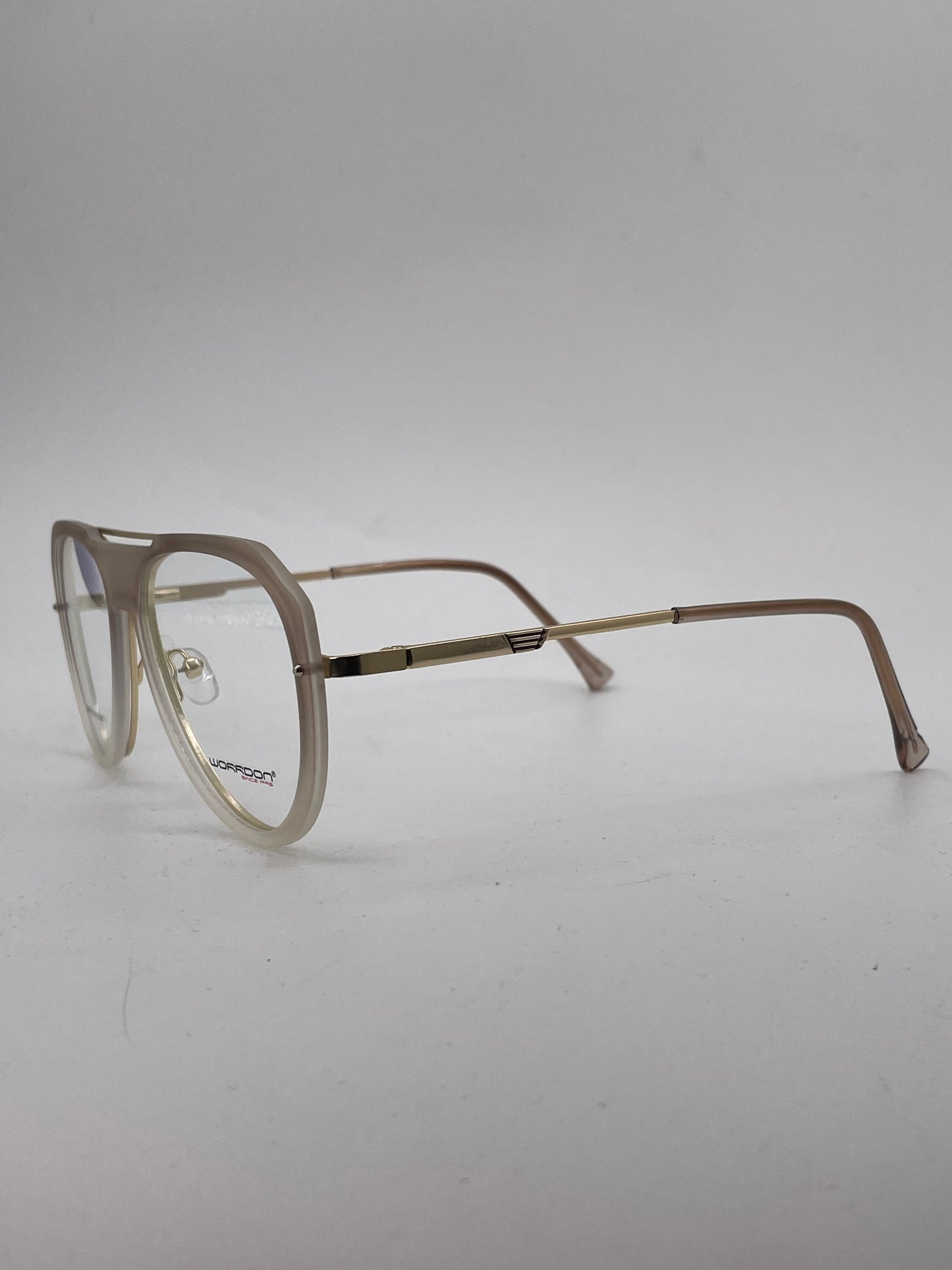 Aviator double shade brown plastic optics-472