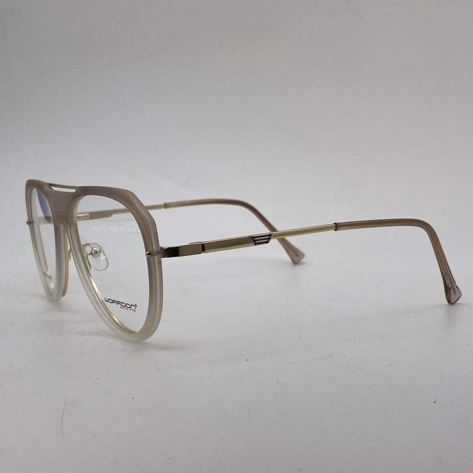 Aviator double shade brown plastic optics-472