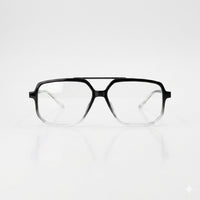 Square double-bridge Frame Optics-437