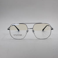 Silver titanium double bridge optics-452