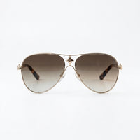 Classic Gold Aviator Sunglasses Smoke Tint Lenses-242