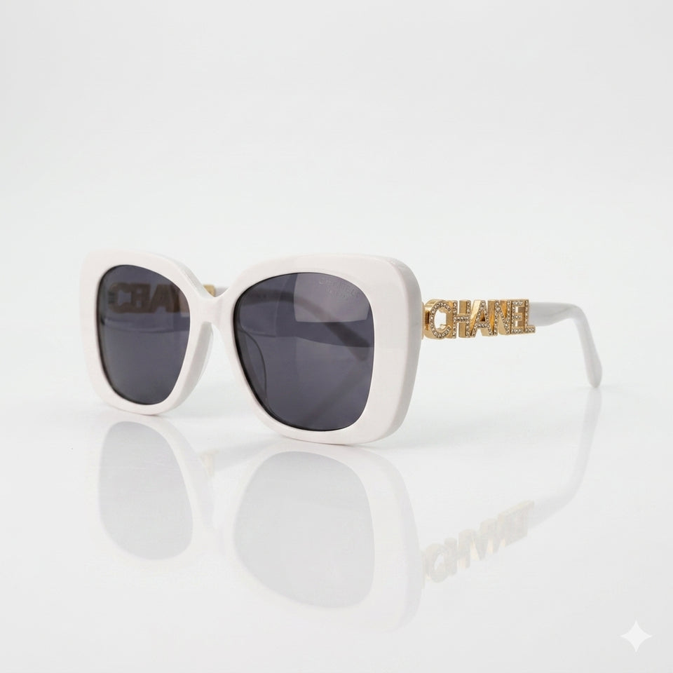 Square white sunglass-287