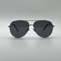 Aviator Thin Black Frame Polarized Sunglasses-200