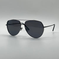 Aviator Thin Black Frame Polarized Sunglasses-200