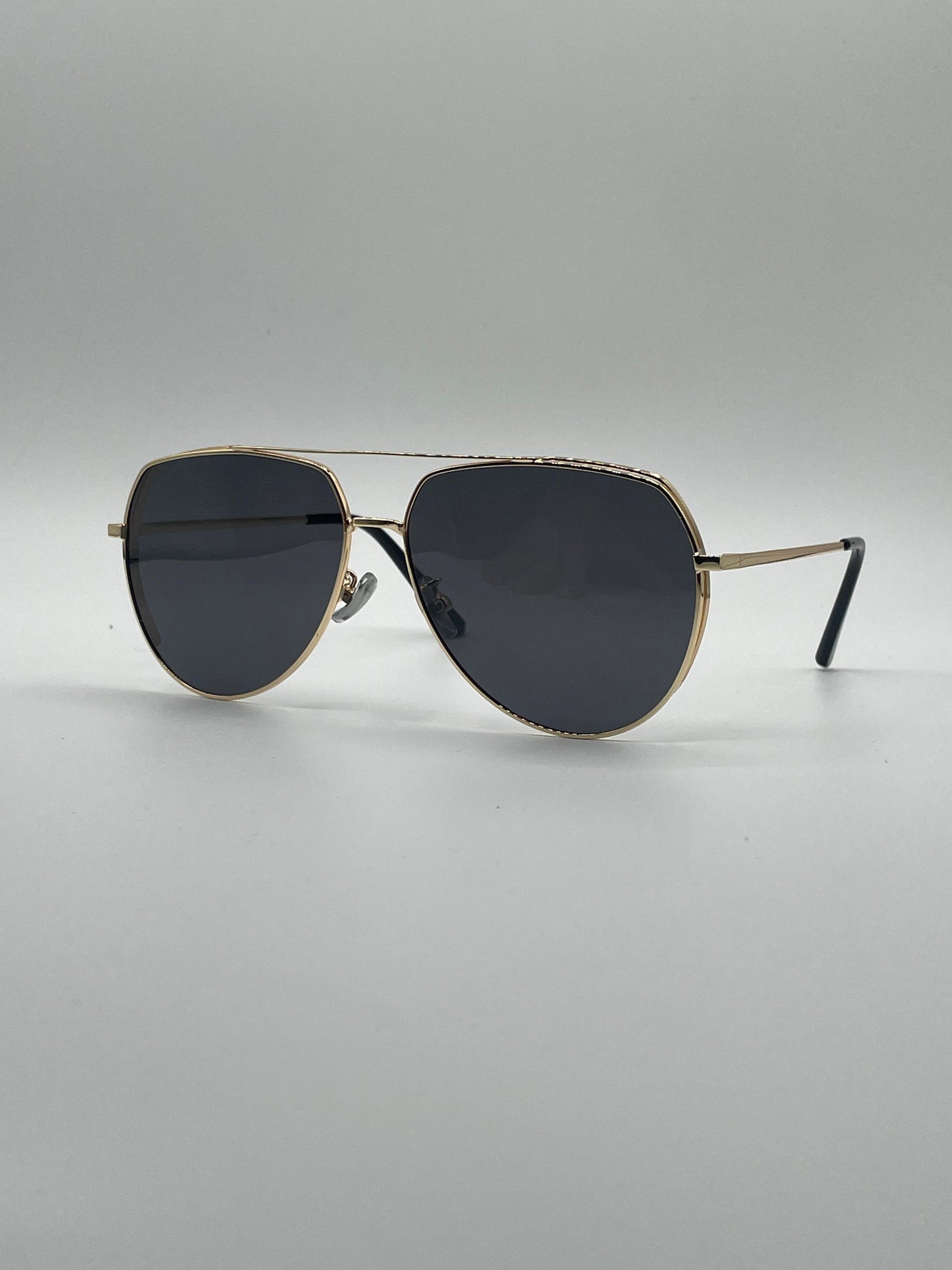 Aviator Thin Golden Frame Polarized Sunglasses-199
