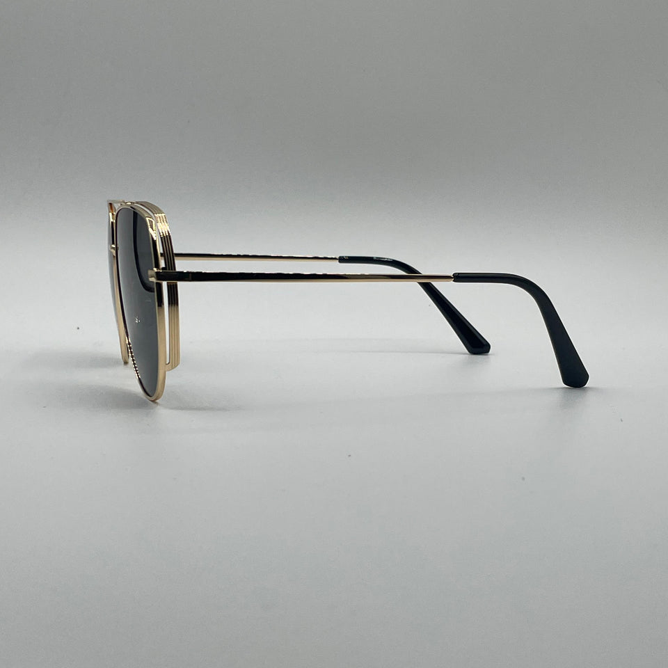 Aviator Thin Golden Frame Polarized Sunglasses-199
