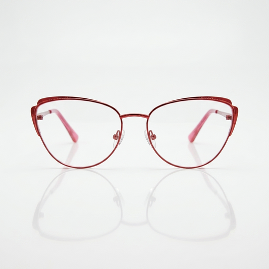 Cat eye metal optics-510