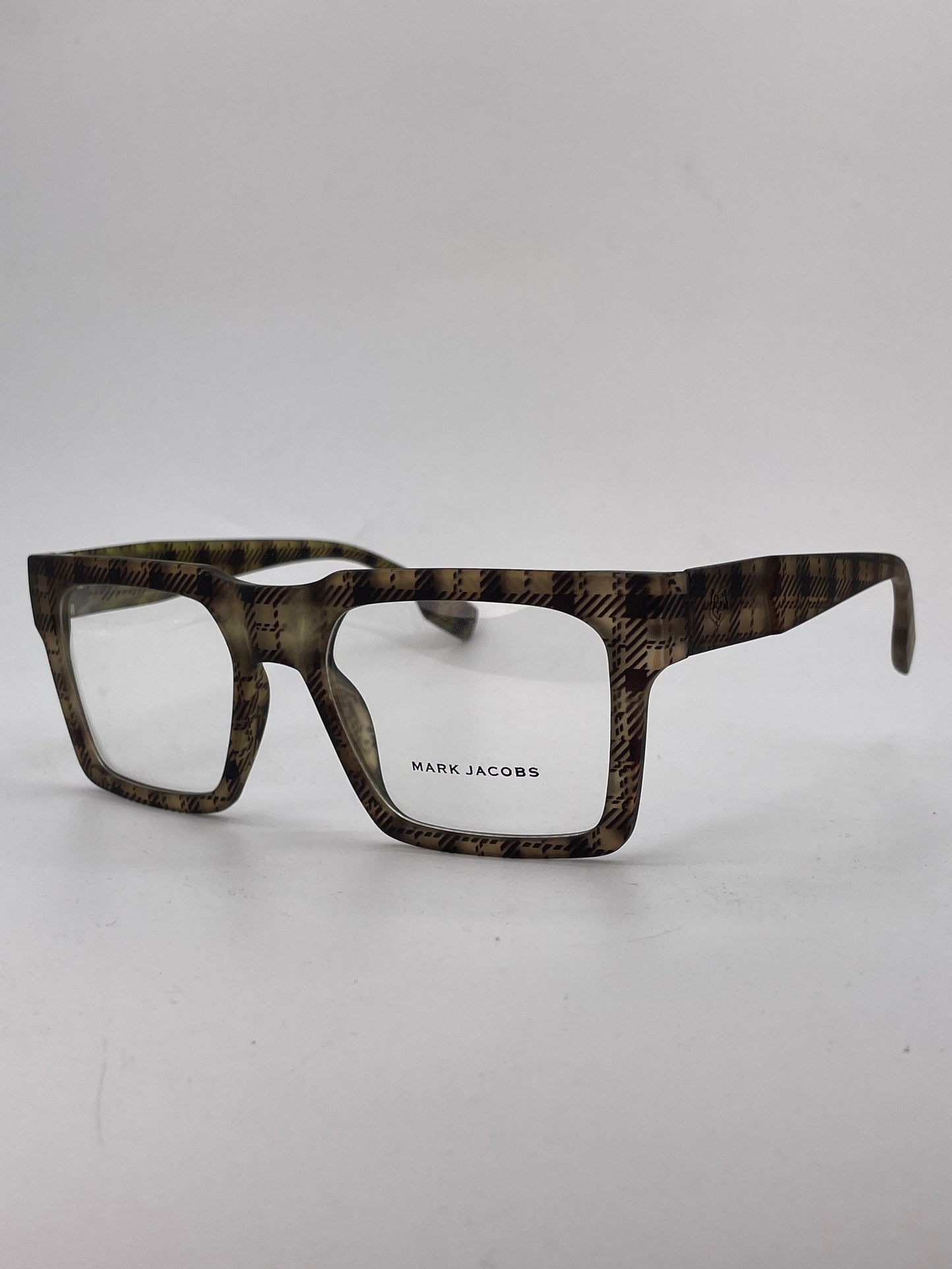 Grey cheque square optics-456