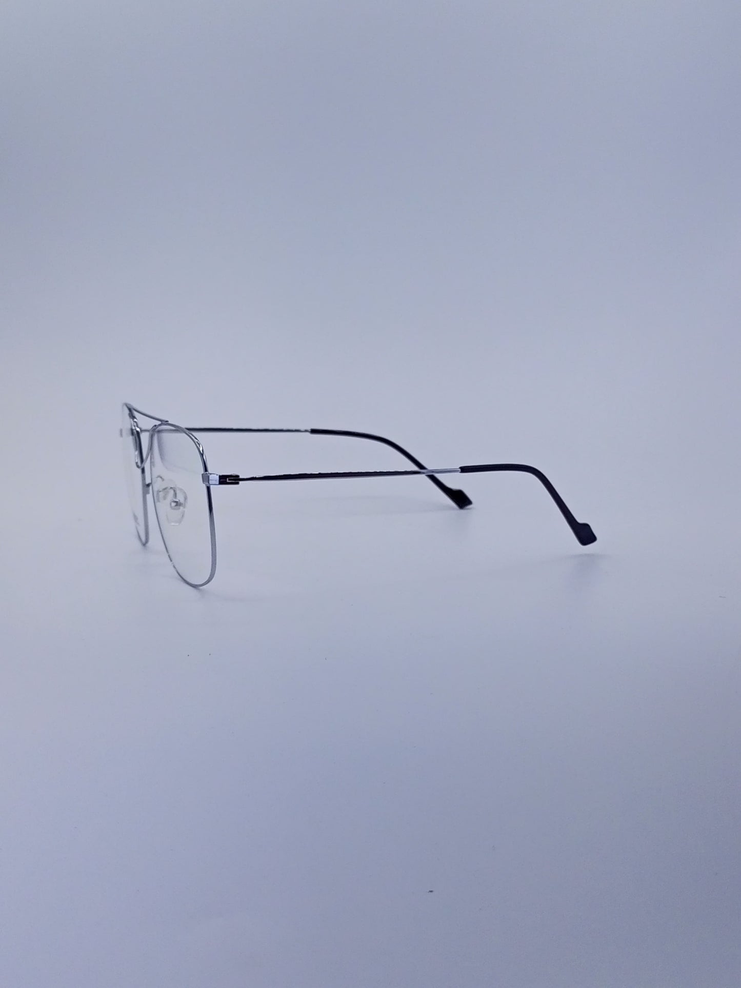 Double bridge silver titanium optics-441