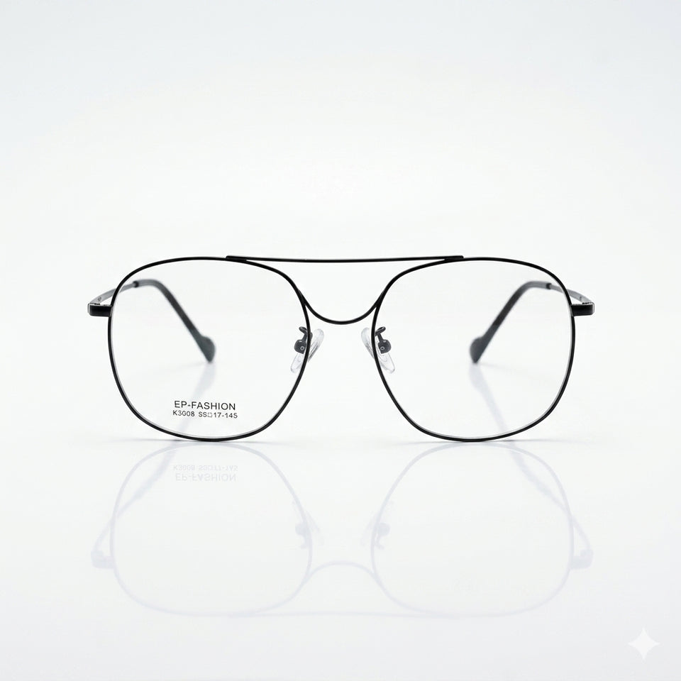 Double bridge black titanium optics-440