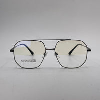 Grey titanium double bridge optics-453