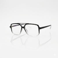 Square double-bridge Frame Optics-437
