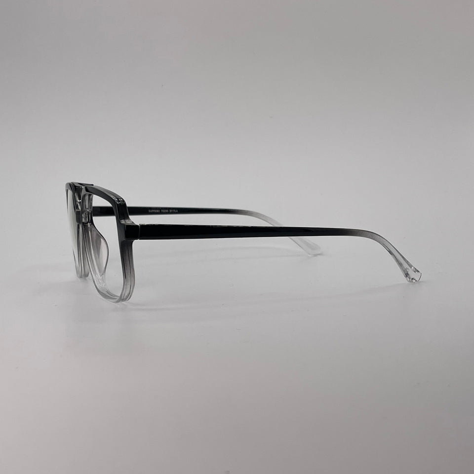 Square double-bridge Frame Optics-437