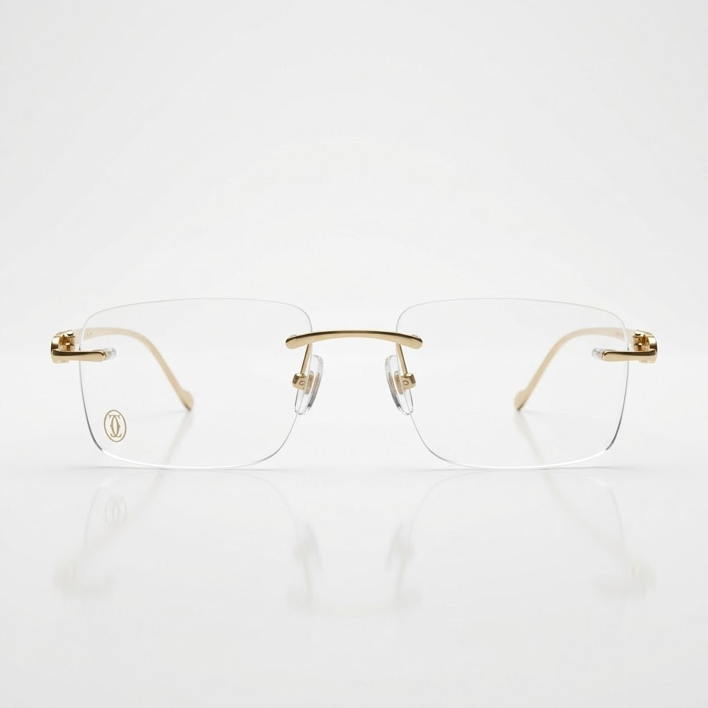 Rimless optics-604