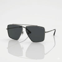 Geometric-aviator style sunglass-297