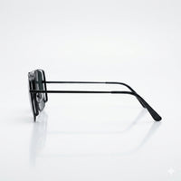 Aviator Square Thin Grey Frame Polarized Sunglasses-203