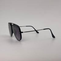 Black aviator type sunglass-259