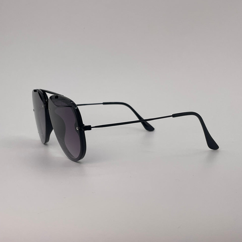 Black aviator type sunglass-259